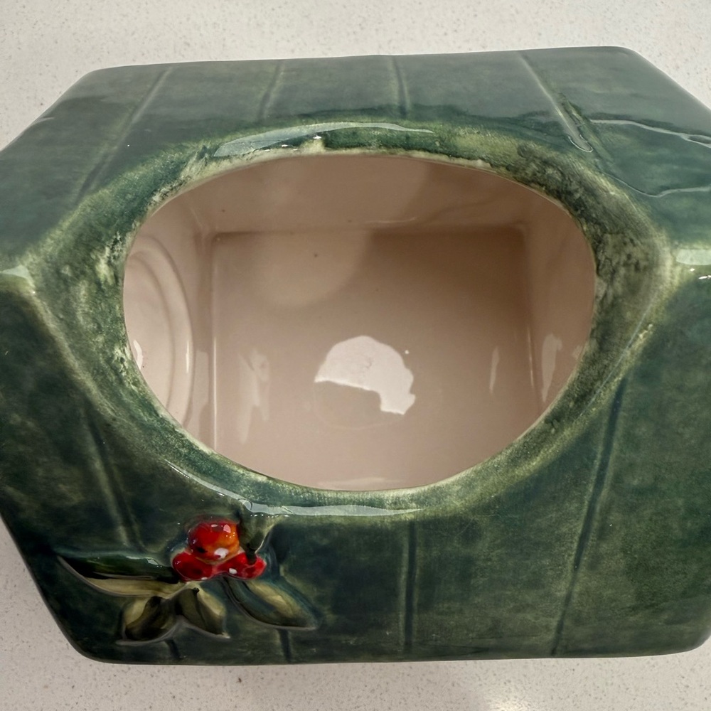 Susan Winget Winter Wonder Red Cardinal Birdhouse Teapot Ceramic - Picture 7 of 15